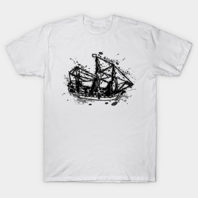 SailBoat spotting T-Shirt by gblackid